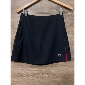 G/Fore Skort Skirt Shorts Navy Red Golf Women Size 2 Carrington